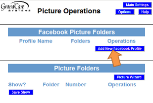 Picture Operations Screen