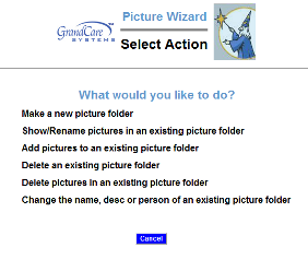 Picture Wizard Screen